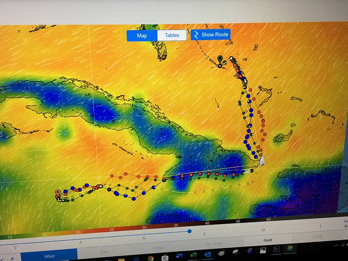 Route planning for George Town Bahamas to Grand Cayman Route planning for George Town Bahamas to Grand Cayman