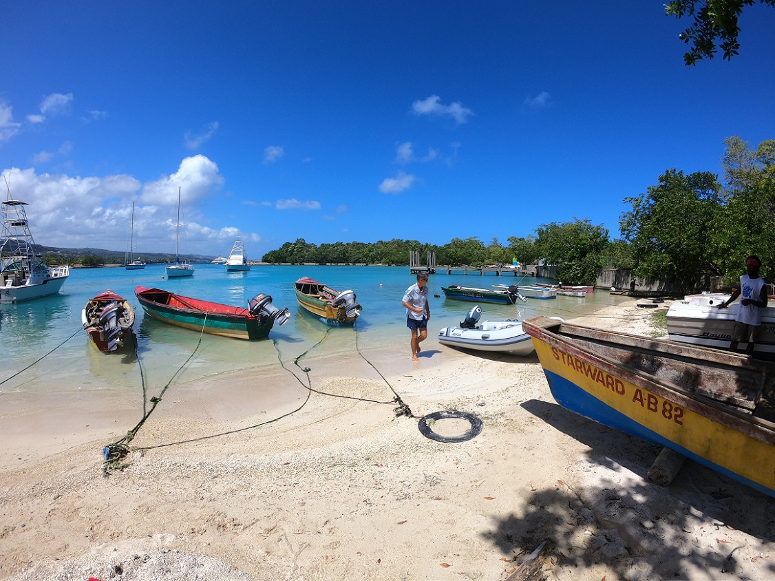 Fishing boats in Oracabessa Bay