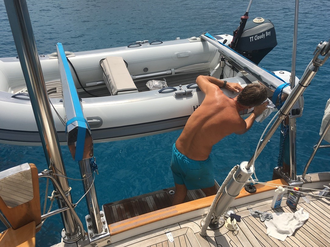 dinghy cleaning dinghy cleaning