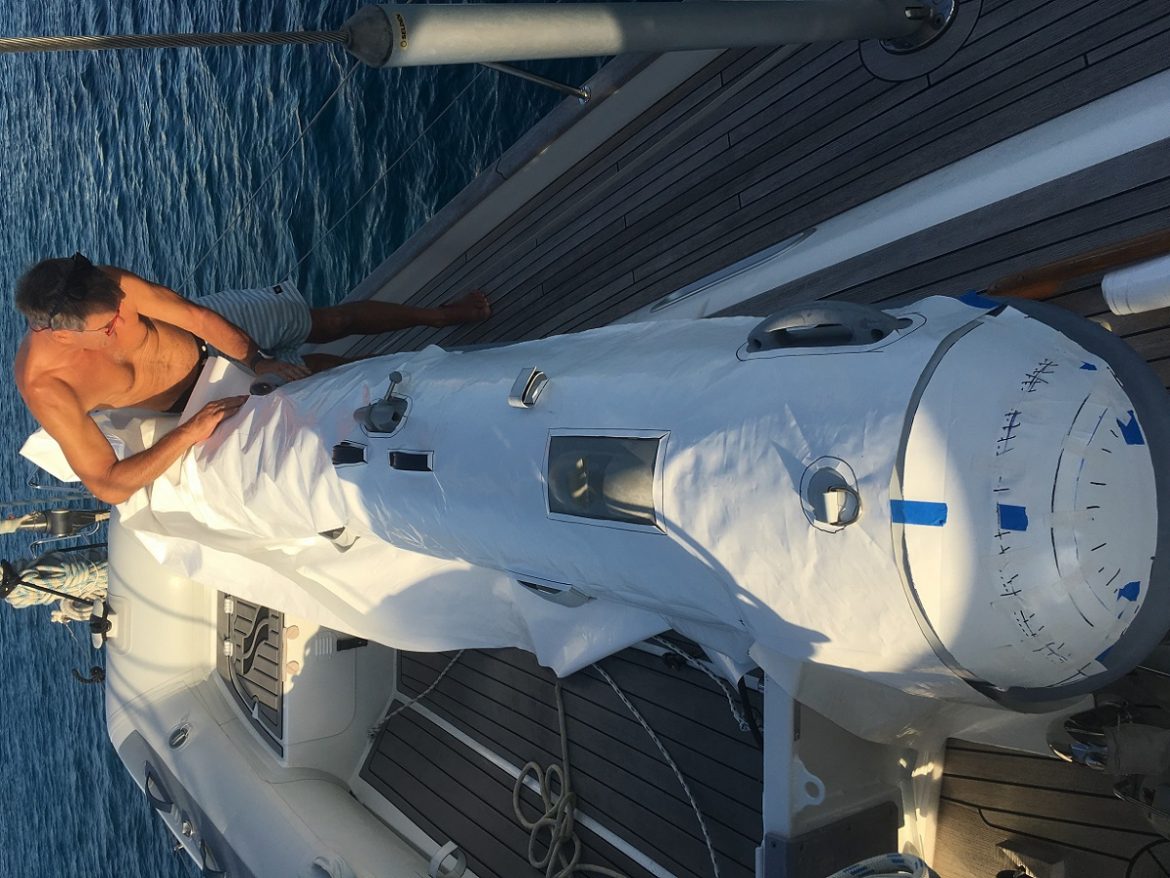 Start dinghy cover project