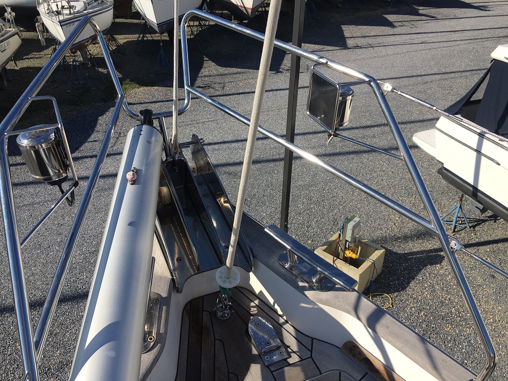 spinnaker pole removed spinnaker pole removed