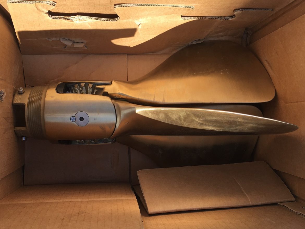 serviced Gori prop looks like new serviced Gori prop looks like new