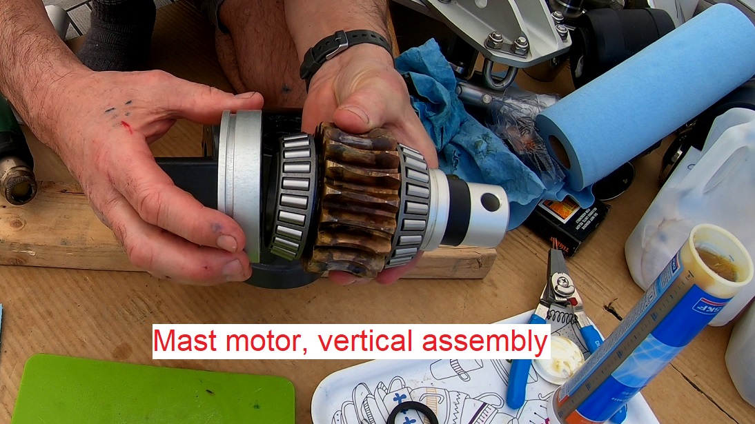 rebuilding the hydraulic furling motors rebuilding the hydraulic furling motors