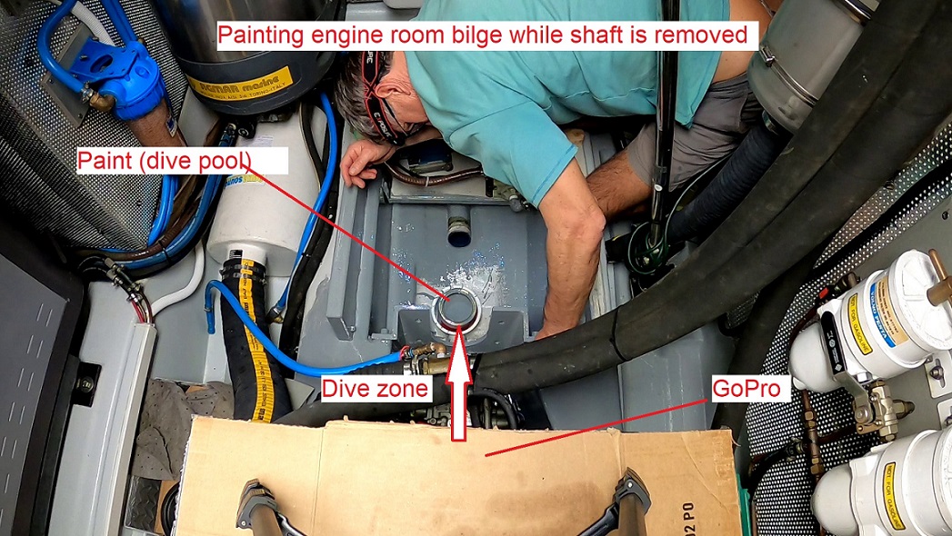paint engine room bilge area paint engine room bilge area