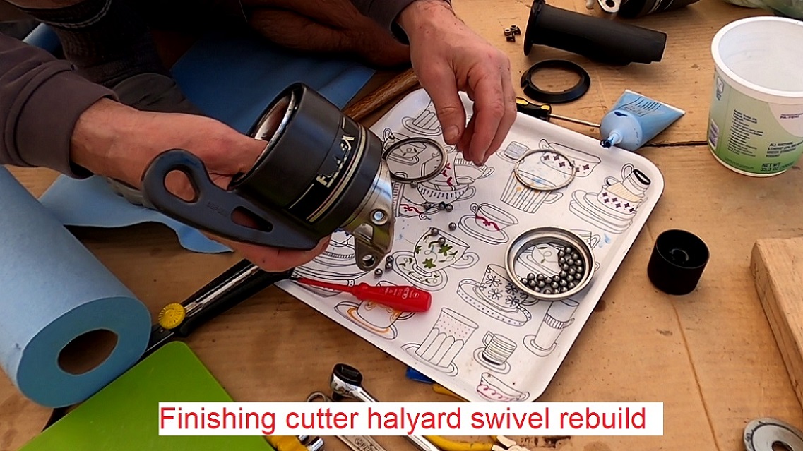 rebuild Selden halyard swivels