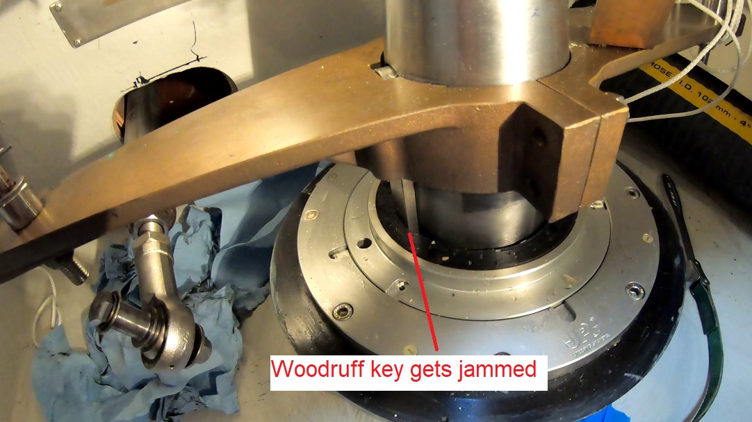 woodruff key gets jammed woodruff key gets jammed