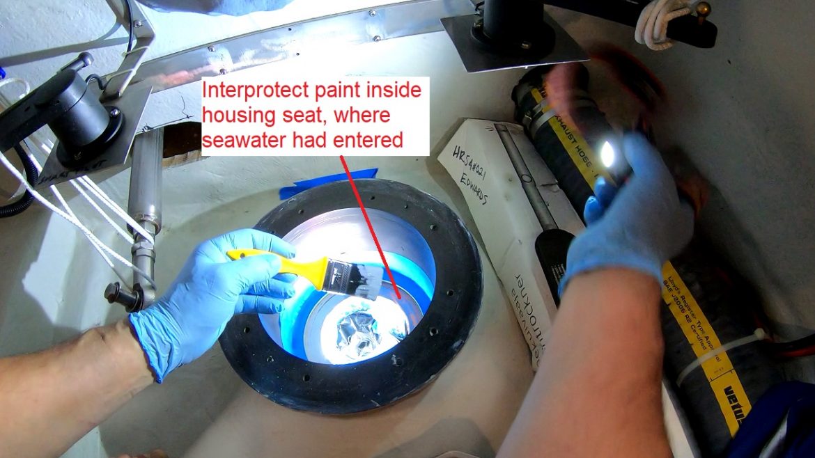 Interprotect paint inside housing seat Interprotect paint inside housing seat