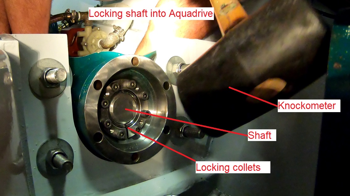 locking shaft into Aquadrive locking shaft into Aquadrive
