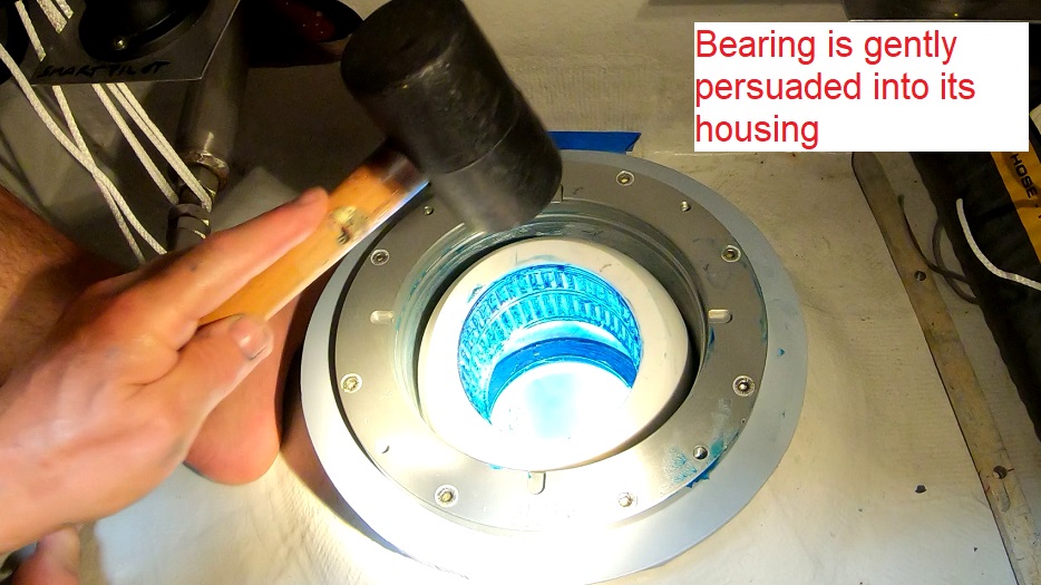 bearing goes into its housing bearing goes into its housing