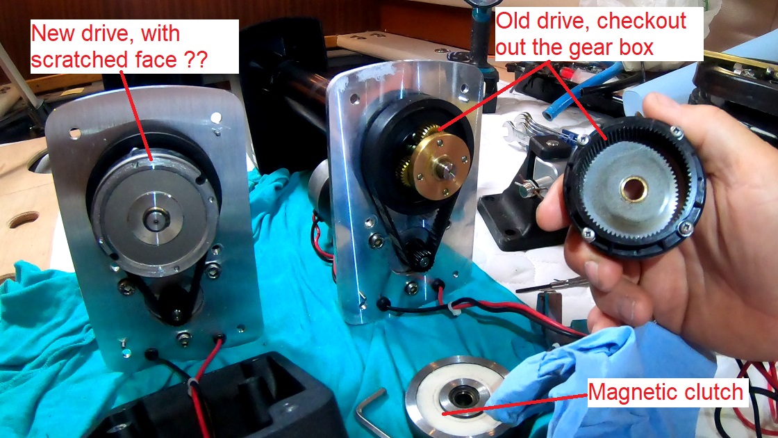 comparing new versus old linear drives