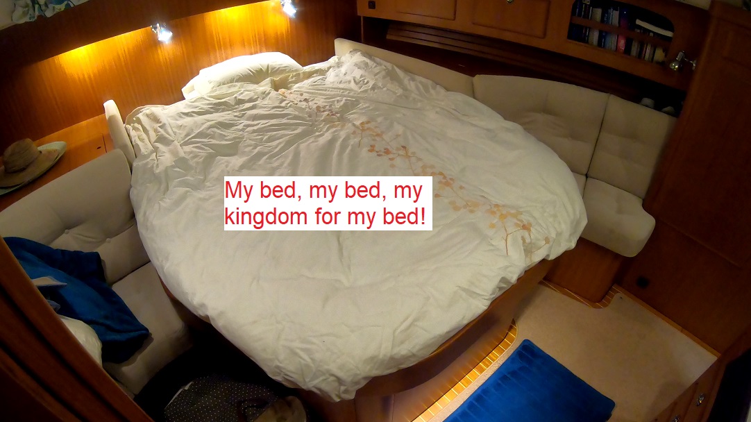 and I get my bed back!