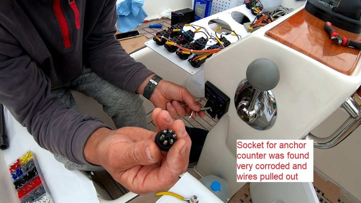 socket for anchor counter found corroded