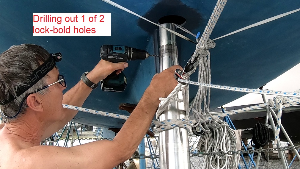 repairs on the rudder stock thread