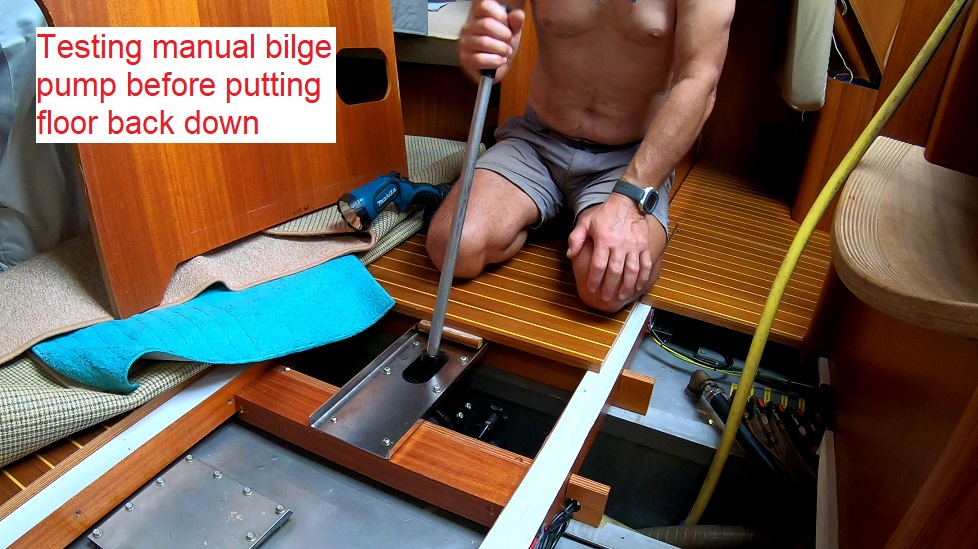 testing manual bilge pump