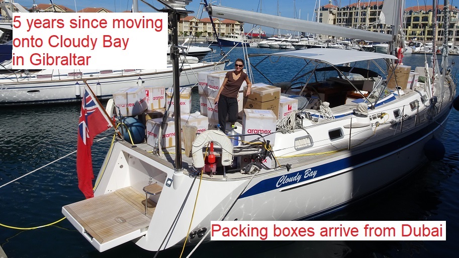 5 years since moving aboard Cloudy Bay 5 years since moving aboard Cloudy Bay