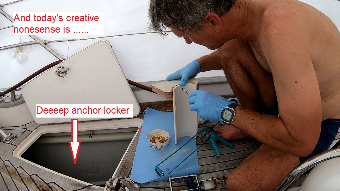project in the anchor chain locker project in the anchor chain locker