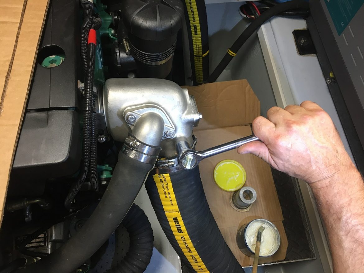 new Volvo exhaust elbow