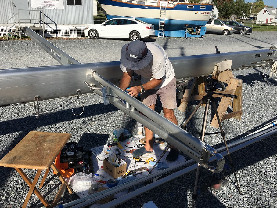 install new spreader lights