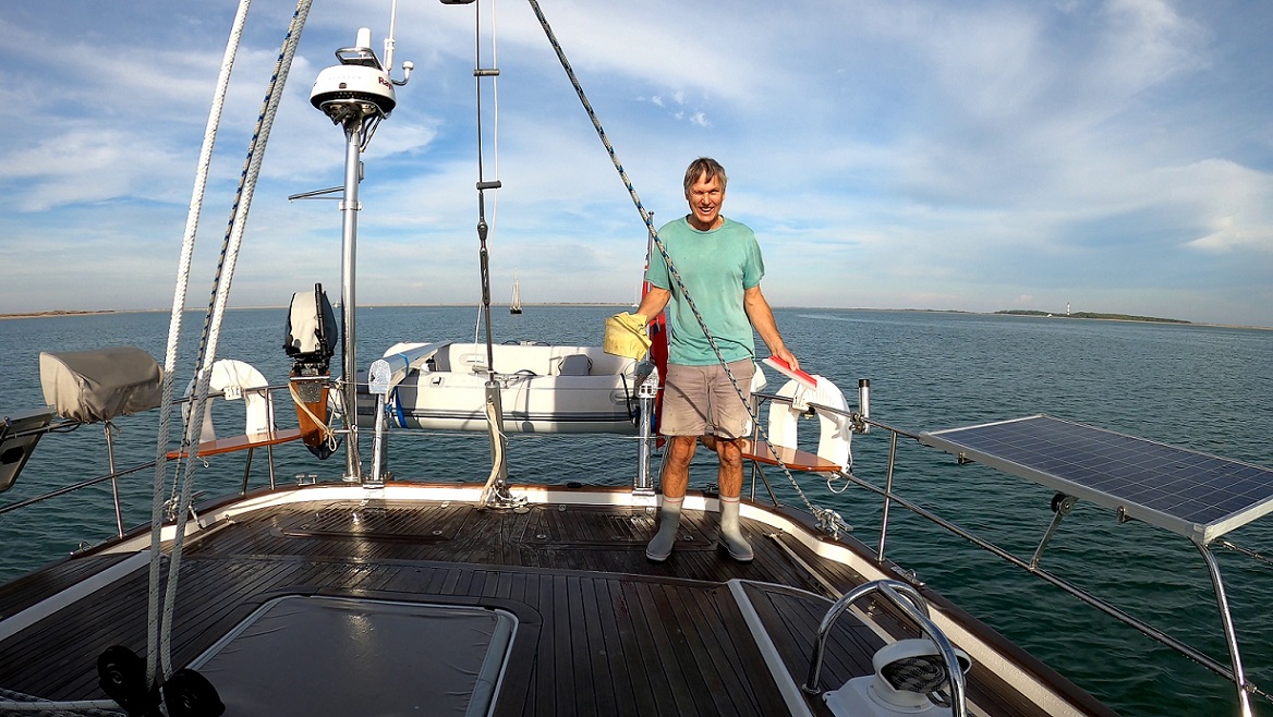 desalting Cloudy Bay in Cape Lookout anchorage desalting Cloudy Bay in Cape Lookout anchorage
