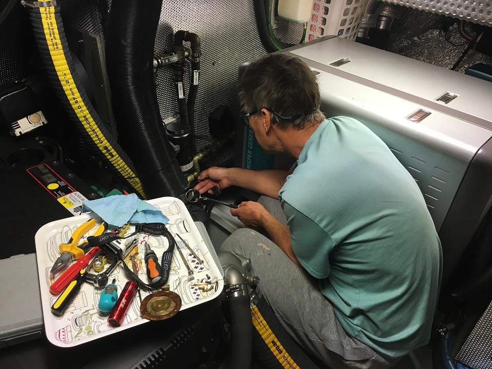 checking the deck wash pump impeller checking the deck wash pump impeller