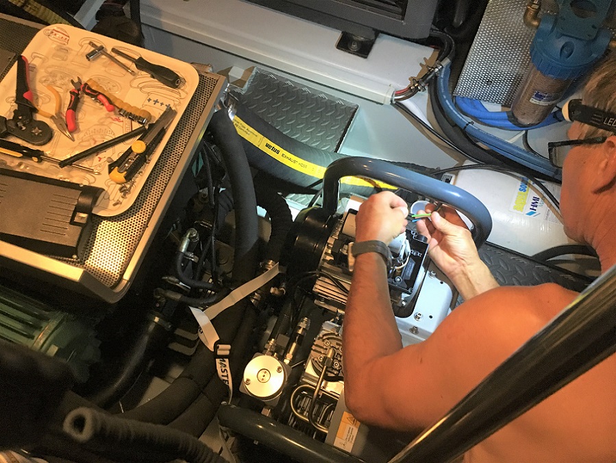 wiring-in Nardi dive compressor