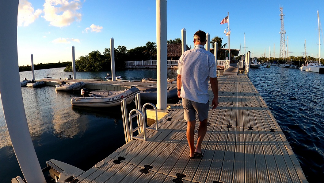 dinghy dock in Marathon Key dinghy dock in Marathon Key