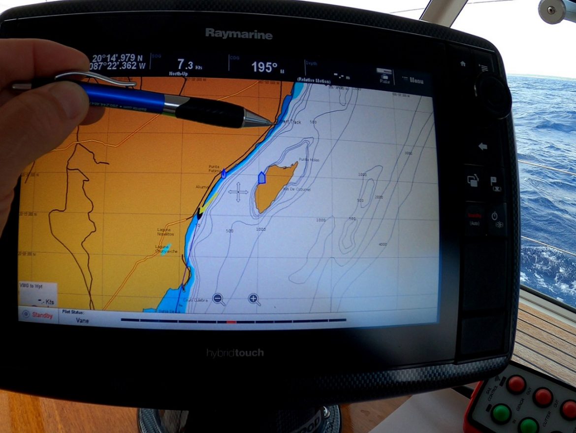 sailing El Cid to Punta Allen