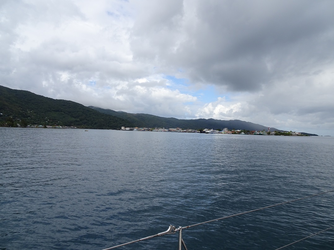 arriving at Guanaja, Bay Islands, Honduras arriving at Guanaja, Bay Islands, Honduras