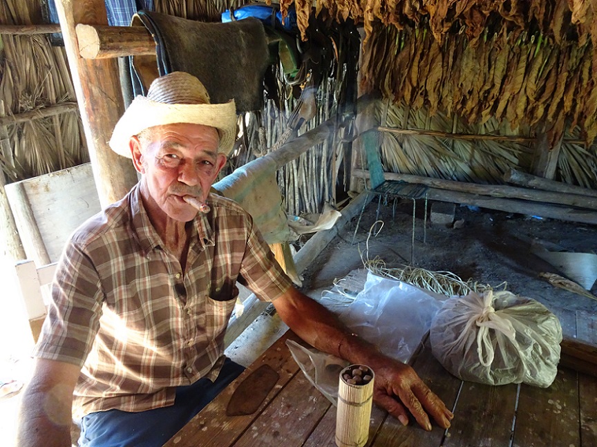 tobacco farmer in Vinales Valley