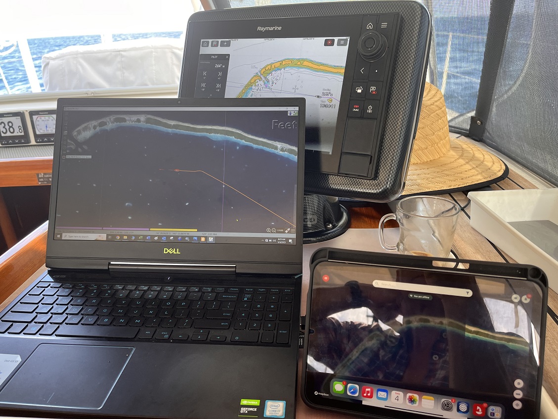 navigating Tuamotu atolls