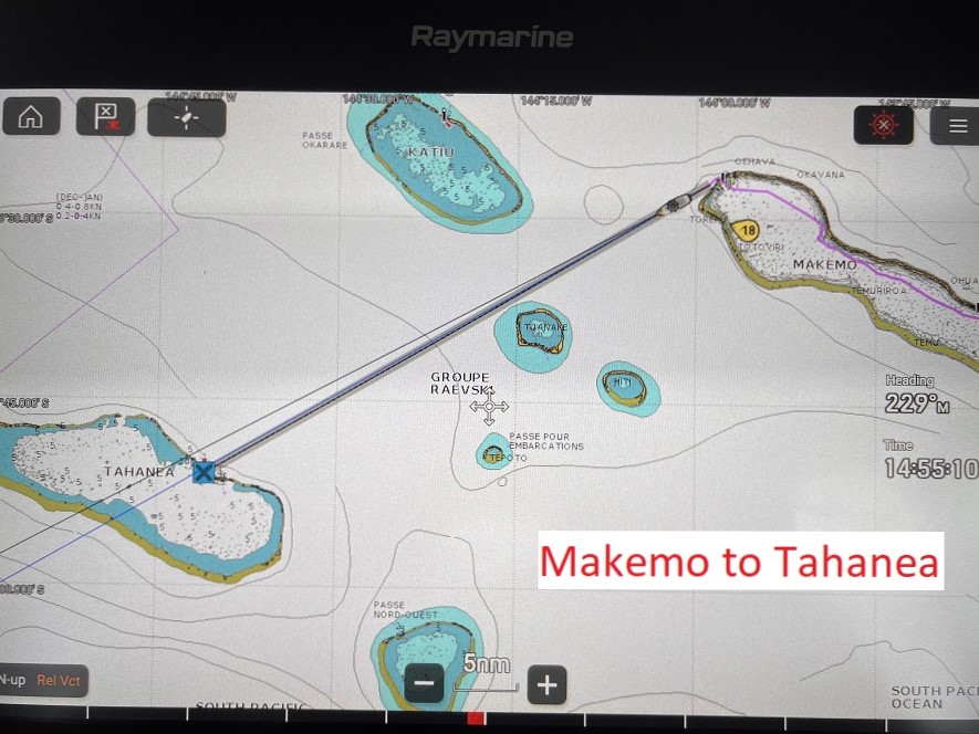 navigating Tuamotu atolls